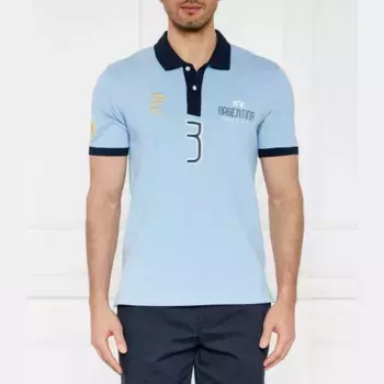 Рубашка-Поло стандартного кроя La Martina, синий