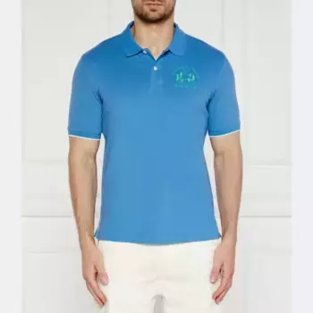 Рубашка поло стандартного кроя La Martina, синий