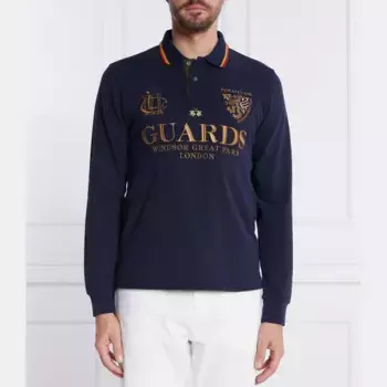 Рубашка поло стандартного кроя La Martina, синий