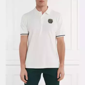 Рубашка поло стандартного кроя Lacoste, белый