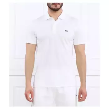 Рубашка поло стандартного кроя Lacoste, белый