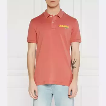 Рубашка поло стандартного кроя Lacoste, красный