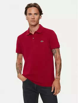 Рубашка поло стандартного кроя Lacoste, красный
