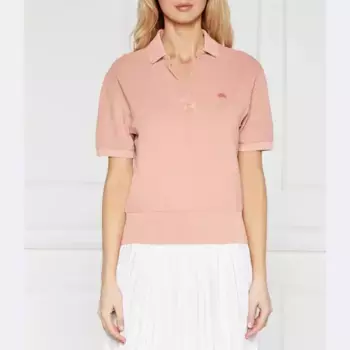 Рубашка поло стандартного кроя Lacoste, розовый