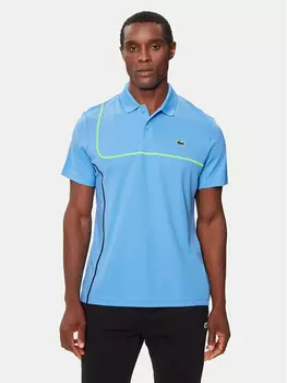 Рубашка поло стандартного кроя Lacoste, синий