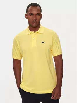 Рубашка поло стандартного кроя Lacoste, желтый