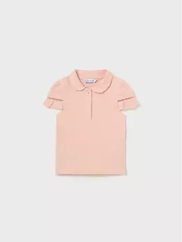Рубашка поло стандартного кроя Mayoral, розовый