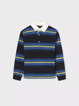 Рубашка поло стандартного кроя Mayoral, синий