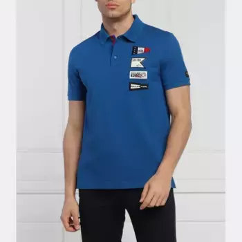 Рубашка поло стандартного кроя Paul&Shark, синий