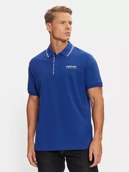 Рубашка поло стандартного кроя Pepe Jeans, синий