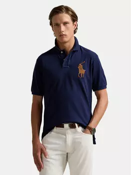 Рубашка поло стандартного кроя Polo Ralph Lauren, синий