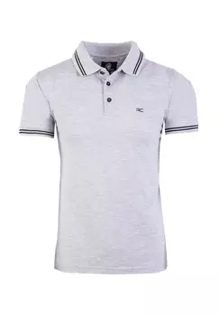 Рубашка-поло стандартного кроя с воротником-поло Rock Creek, серый