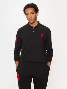 Рубашка поло стандартного кроя U.S. Polo Assn., черный