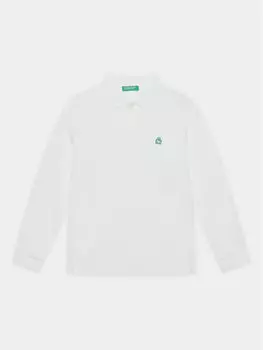 Рубашка поло стандартного кроя United Colors Of Benetton, белый