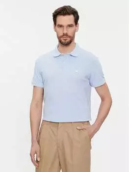 Рубашка поло стандартного кроя United Colors Of Benetton, синий