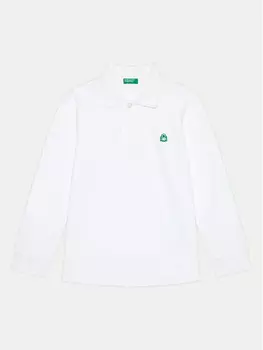 Рубашка поло стандартного кроя United Colors Of Benetton, белый