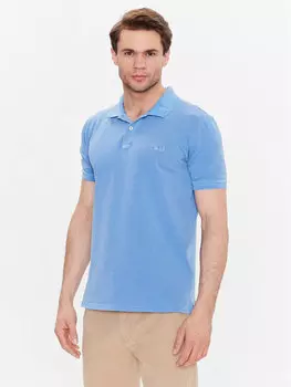 Рубашка поло стандартного кроя Woolrich, синий