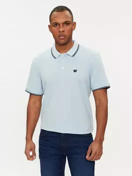 Рубашка поло стандартного кроя Wrangler, синий