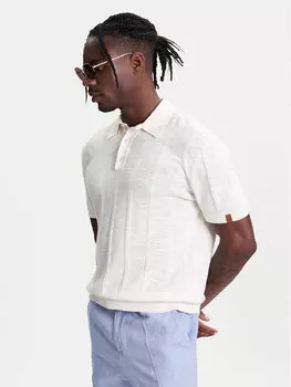 Рубашка поло стандартный крой 115GK301G United Colors Of Benetton, бежевый