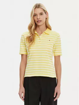 Рубашка поло стандартный крой 1985 WW0WW43224 Tommy Hilfiger, желтый