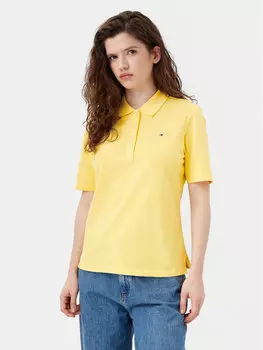 Рубашка поло стандартный крой 1985 WW0WW43224 Tommy Hilfiger, желтый