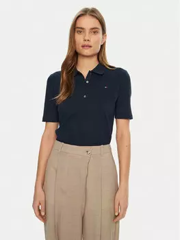 Рубашка поло стандартный крой 1985 WW0WW43224 Tommy Hilfiger, синий