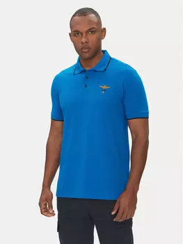 Рубашка поло стандартный крой 251PO1308P82 Aeronautica Militare, синий