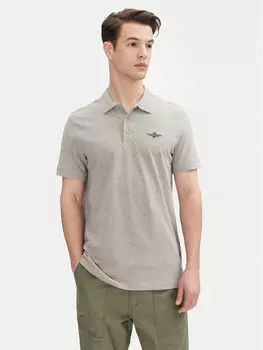 Рубашка поло стандартный крой 251PO1843P191 Aeronautica Militare, серый