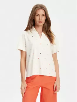 Рубашка поло стандартный крой 36QJD300X United Colors Of Benetton, бежевый