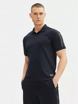 Рубашка поло стандартный крой 7M000139 AF10375 UB102 Ea7 Emporio Armani, синий