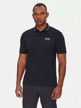Рубашка поло стандартный крой 7M000184 AF13511 UB102 Ea7 Emporio Armani, синий
