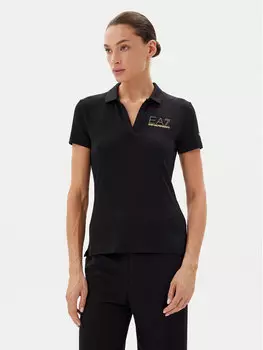 Рубашка поло стандартный крой 7W000266 AF12500 UC001 Ea7 Emporio Armani, черный