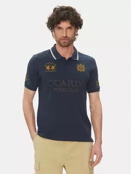 Рубашка поло стандартный крой Achille MAPG30 PK097 La Martina, синий