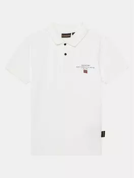 Рубашка поло стандартный крой Elbas 5 NP0A4G4N0021 D Napapijri, белый