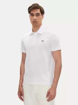 Рубашка поло стандартный крой EM000571 AF12331 U0002 Emporio Armani, белый