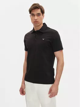 Рубашка поло стандартный крой EM000571 AF12331 UC001 Emporio Armani, черный