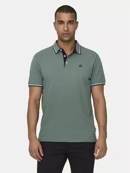 Рубашка поло стандартный крой Fletcher 22024827 Only & Sons, зеленый