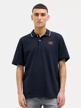 Рубашка поло стандартный крой Hudson 12269238 Jack&Jones, синий