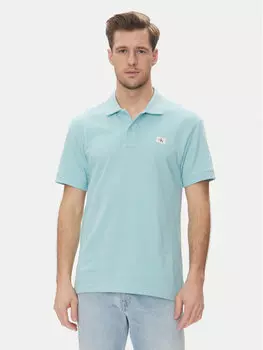 Рубашка поло стандартный крой J30J327040 Calvin Klein Jeans, голубой