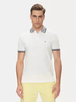 Рубашка поло стандартный крой MW0MW33140 Tommy Hilfiger, белый