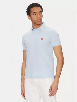Рубашка поло стандартный крой MW0MW33167 Tommy Hilfiger, голубой