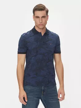 Рубашка поло стандартный крой MW0MW38475 Tommy Hilfiger, синий