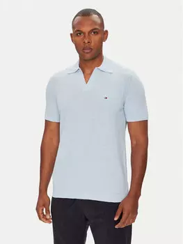 Рубашка поло стандартный крой MW0MW39531 Tommy Hilfiger, голубой