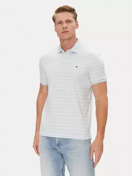 Рубашка поло стандартный крой MW0MW39994 Tommy Hilfiger, голубой