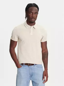 Рубашка поло стандартный крой Palco 1016505 Mustang, бежевый