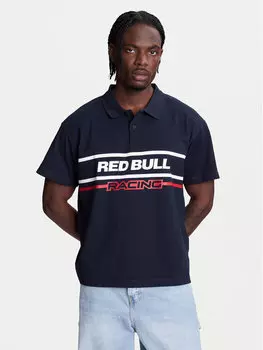 Рубашка поло стандартный крой Red Bull Racing Moto Panel RM540017 Pepe Jeans, синий