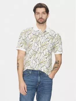 Рубашка поло стандартный крой Split 12272985 Jack&Jones, белый