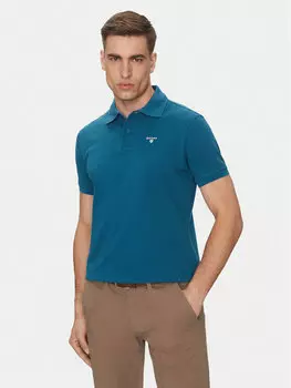 Рубашка поло стандартный крой Tartan MML0012AQ72 Barbour, синий