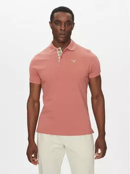 Рубашка поло стандартный крой Tartan MML0012PI55 Barbour, розовый