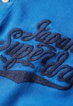 Рубашка-поло State Superdry, синий Монако